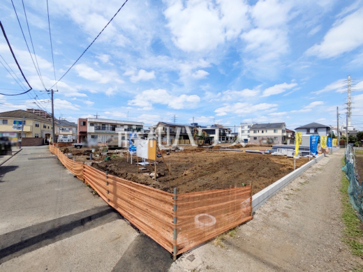 接道状況および現場風景 【調布市若葉町2丁目】