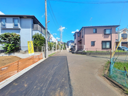 接道状況および現場風景 【調布市若葉町2丁目】/撮影日2026/08/08