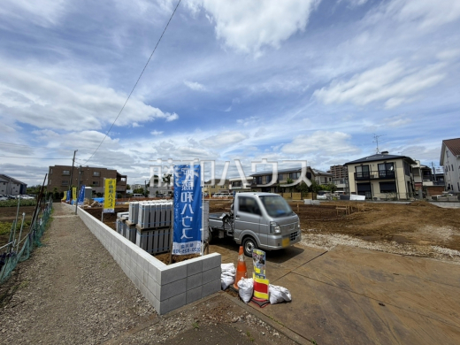 接道状況および現場風景 【調布市若葉町2丁目】