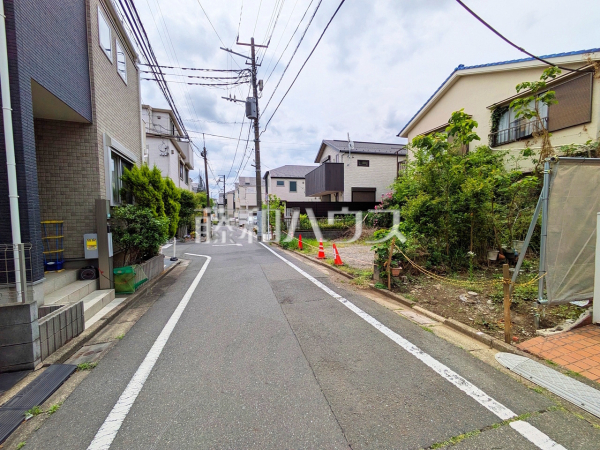 接道状況および現場風景 【中野区鷺宮4丁目】 接道状況および現場風景 【中野区鷺宮4丁目】