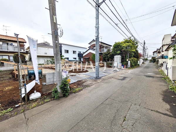 接道状況および現場風景 【小平市回田町】 接道状況および現場風景 【小平市回田町】