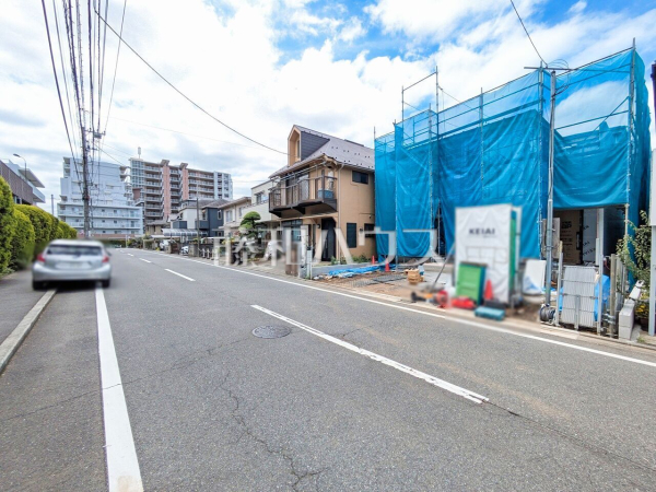 接道状況および現場風景 【八王子市並木町】 接道状況および現場風景 【八王子市並木町】