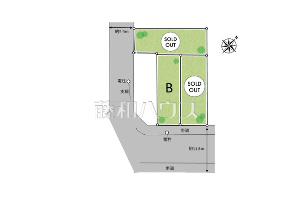 全体区画図 【南城市佐敷字新開】 全体区画図 【南城市佐敷字新開】