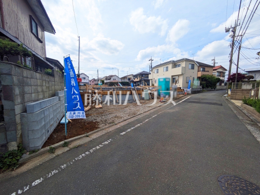 接道状況および現場風景 【東大和市奈良橋6丁目】