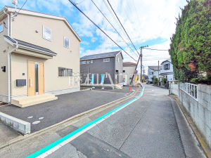 接道状況および現場風景
