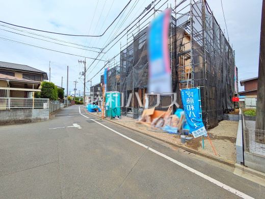 接道状況および現場風景 【東大和市奈良橋6丁目】