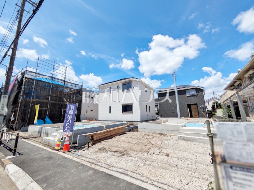接道状況および現場風景 【調布市富士見町3丁目】