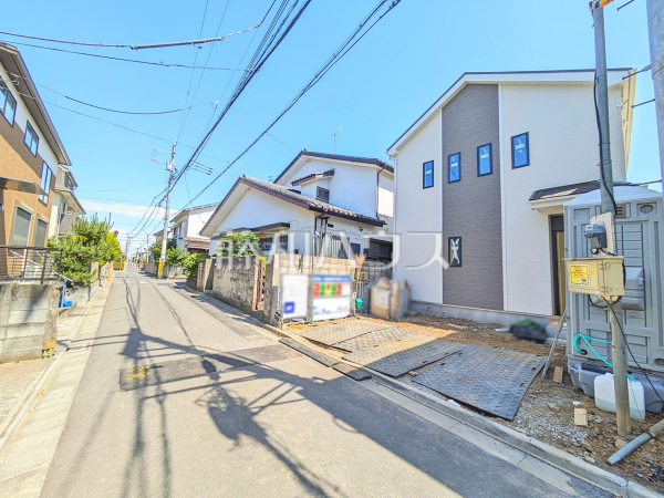 接道状況および現場風景 【小平市花小金井5丁目】 接道状況および現場風景 【小平市花小金井5丁目】