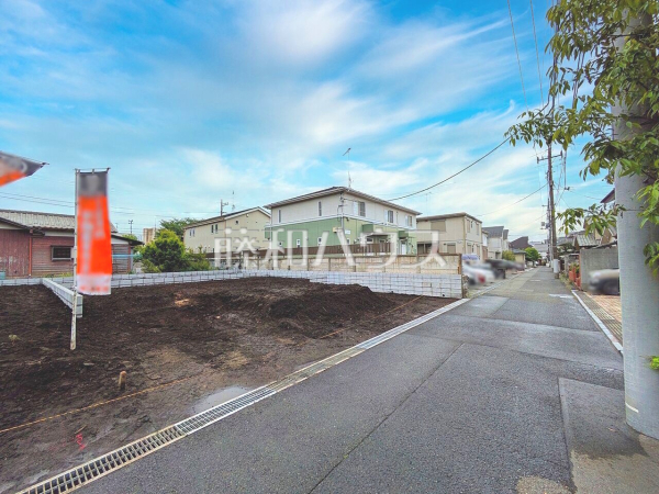 接道状況および現場風景 【日野市多摩平3丁目】 接道状況および現場風景 【日野市多摩平3丁目】
