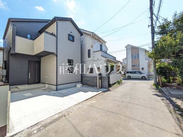 接道状況および現場風景 【立川市栄町2丁目】 接道状況および現場風景 【立川市栄町2丁目】