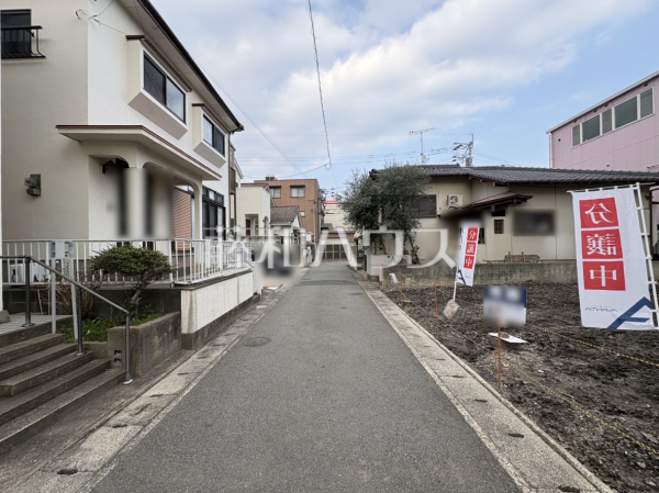 接道状況および現場風景 【福岡市博多区那珂5丁目】 接道状況および現場風景 【福岡市博多区那珂5丁目】