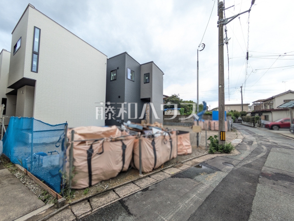 接道状況および現場風景 【福岡市城南区干隈1丁目】 接道状況および現場風景 【福岡市城南区干隈1丁目】