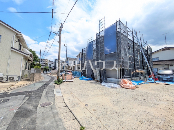 接道状況および現場風景 【福岡市城南区干隈1丁目】 接道状況および現場風景 【福岡市城南区干隈1丁目】