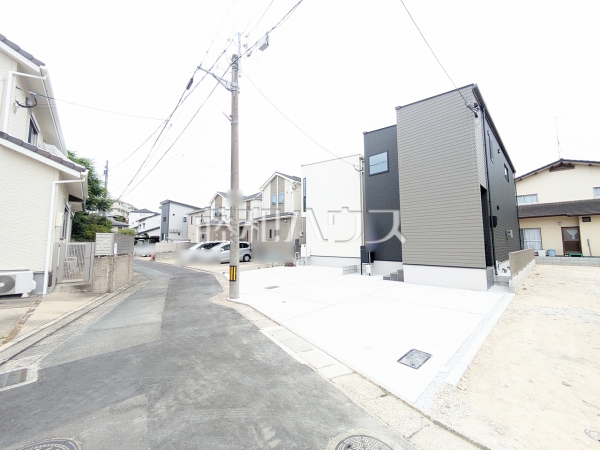 2号棟 接道状況および現場風景 【福岡市城南区干隈1丁目】 2号棟 接道状況および現場風景 【福岡市城南区干隈1丁目】