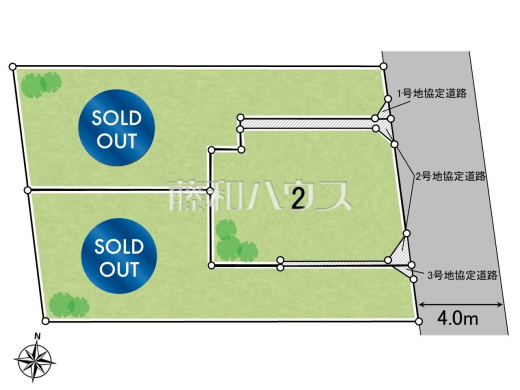 全体区画図 【西東京市南町4丁目】 平日のご案内も可能です。まずはお気軽にお問合せ下さいませ。