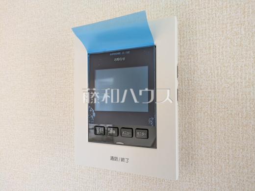 15号棟 TVモニター付インターホン 【国分寺市北町4丁目】 防犯に役立つTVモニター付インターフォン