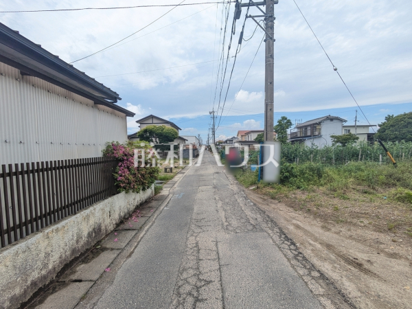 接道状況および現場風景 【名古屋市守山区大字中志段味字西原】 接道状況および現場風景 【名古屋市守山区大字中志段味字西原】