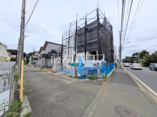 接道状況および現場風景 【武蔵野市桜堤3丁目】
