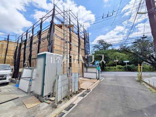 接道状況および現場風景 【武蔵野市桜堤3丁目】