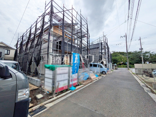 接道状況および現場風景 【武蔵野市桜堤3丁目】