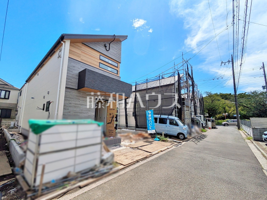 接道状況および現場風景 【武蔵野市桜堤3丁目】