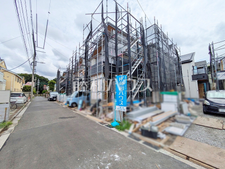 接道状況および現場風景 【武蔵野市桜堤3丁目】/撮影日2026/08/17