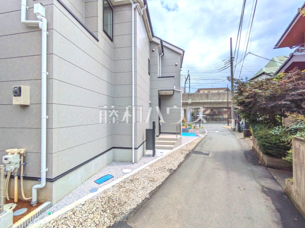 接道状況および現場風景 【国立市北2丁目】 接道状況および現場風景 【国立市北2丁目】