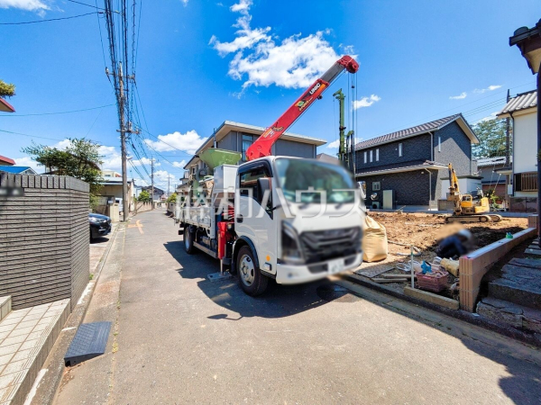接道状況および現場風景 【所沢市小手指南2丁目】 接道状況および現場風景 【所沢市小手指南2丁目】