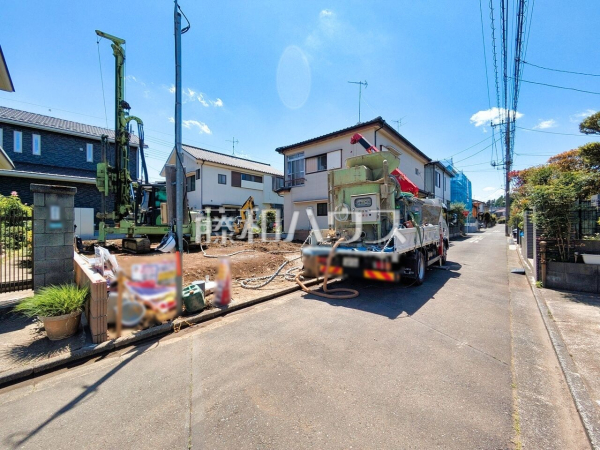 接道状況および現場風景 【所沢市小手指南2丁目】 接道状況および現場風景 【所沢市小手指南2丁目】
