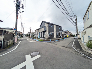 接道状況および現場風景