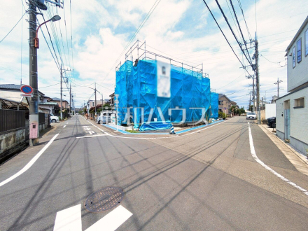 接道状況および現場風景 【八王子市子安町2丁目】 建物のプレゼンをさせていただきますので、実際の完成イメージを思い描いていただくことができます。お気軽にお問合せ下さい。 /撮影日2026/06/06