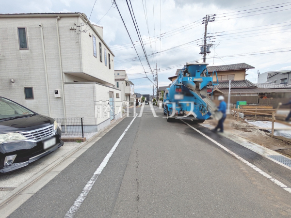 接道状況および現場風景 【八王子市子安町2丁目】 接道状況および現場風景 【八王子市子安町2丁目】