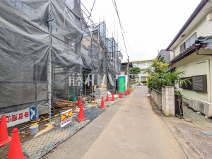 接道状況および現場風景