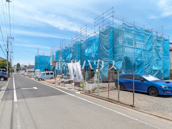 接道状況および現場風景 【立川市幸町5丁目】 接道状況および現場風景 【立川市幸町5丁目】