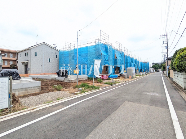 接道状況および現場風景 【立川市幸町5丁目】 接道状況および現場風景 【立川市幸町5丁目】