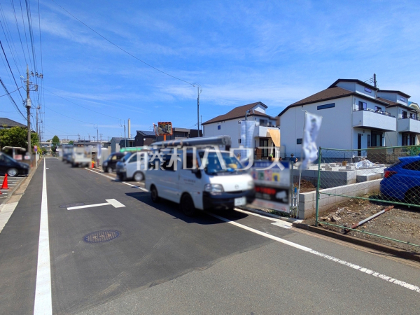 接道状況および現場風景 【立川市幸町5丁目】 接道状況および現場風景 【立川市幸町5丁目】