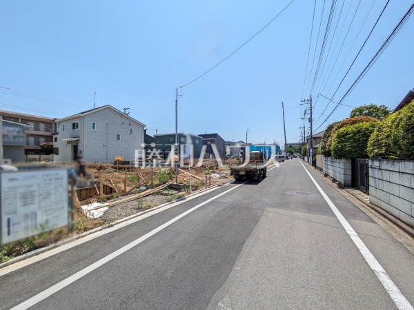 接道状況および現場風景 【立川市幸町5丁目】 接道状況および現場風景 【立川市幸町5丁目】