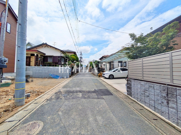 接道状況および現場風景 【福岡市城南区樋井川5丁目】 接道状況および現場風景 【福岡市城南区樋井川5丁目】
