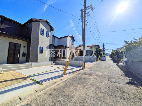 接道状況および現場風景 【福岡市城南区樋井川5丁目】 接道状況および現場風景 【福岡市城南区樋井川5丁目】
