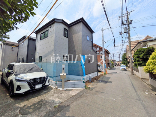 接道状況および現場風景 【小金井市梶野町4丁目】