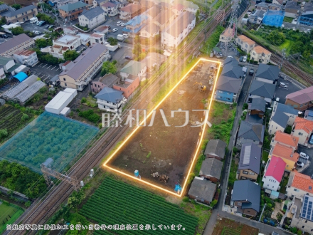 ≪現地航空写真≫※航空写真に画像加工を行い当物件の現在位置を示しています。 【府中市白糸台4丁目】