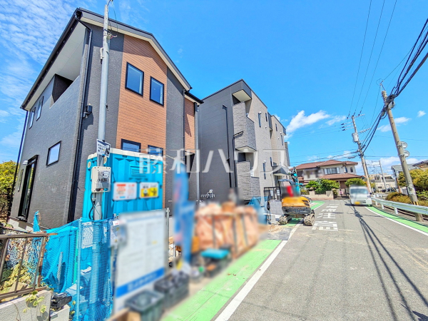 接道状況および現場風景 【福岡市早良区田村5丁目】 接道状況および現場風景 【福岡市早良区田村5丁目】
