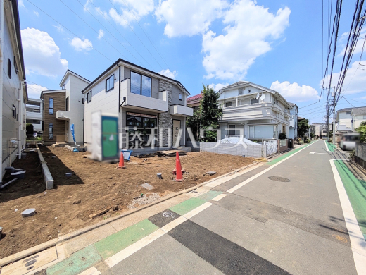 接道状況および現場風景 【三鷹市井口5丁目】