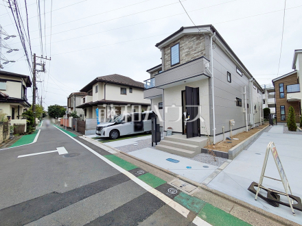 接道状況および現場風景 【三鷹市井口5丁目】/撮影日2026/08/16