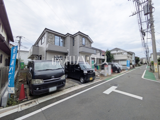 接道状況および現場風景 【三鷹市井口5丁目】