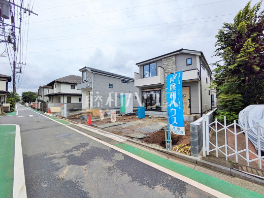 接道状況および現場風景 【三鷹市井口5丁目】