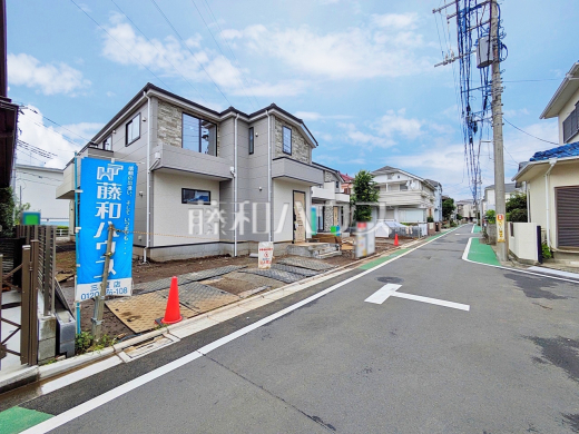接道状況および現場風景 【三鷹市井口5丁目】