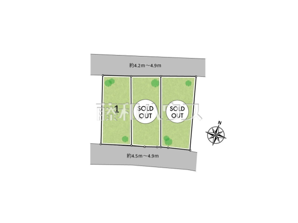全体区画図 【西原町字幸地】 全体区画図 【西原町字幸地】