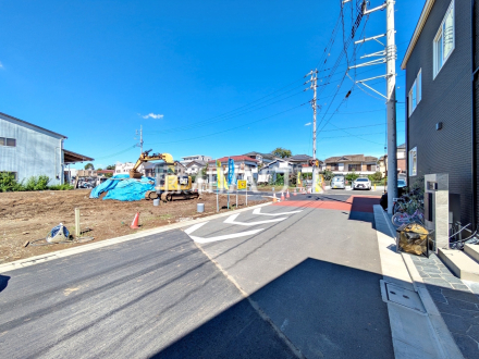 接道状況および現場風景 【小平市上水南町3丁目】/撮影日2026/09/14