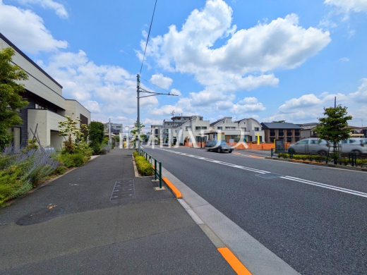 接道状況および現場風景 【小平市上水南町3丁目】